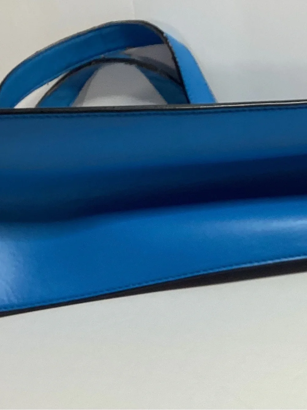 Stella McCartney Sapphire Blue Began Leather Tote